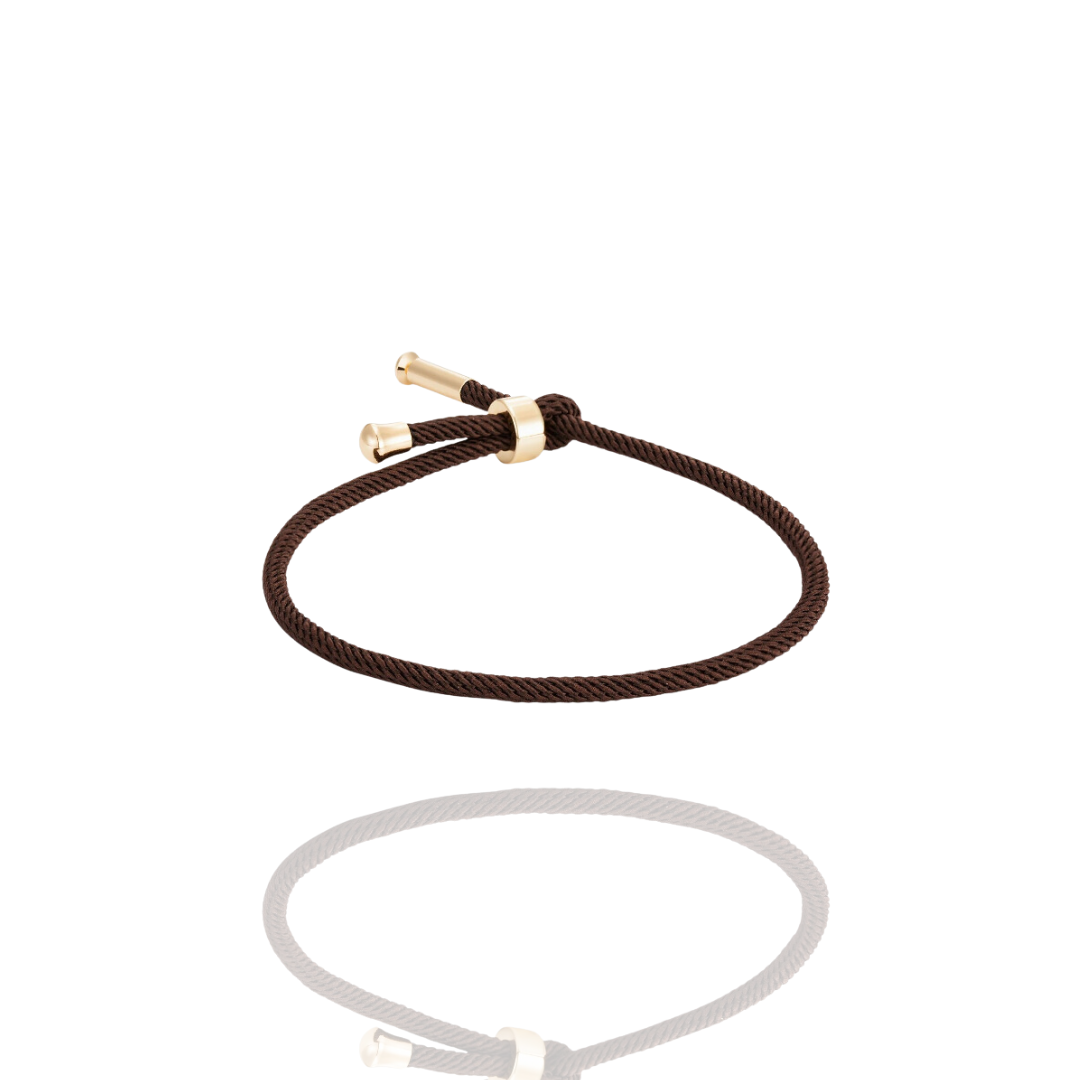 Seil Armband Chocolate