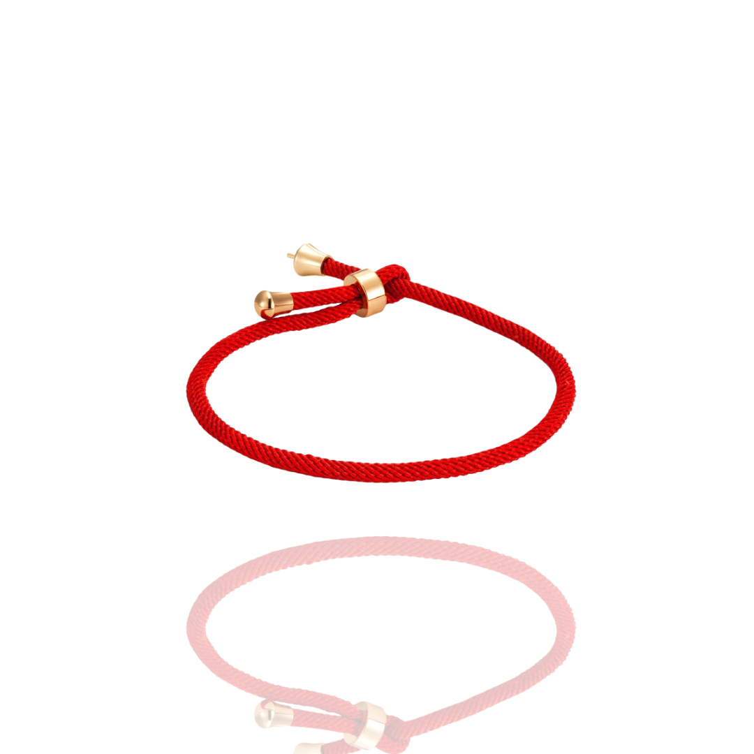 Seil Armband Rot