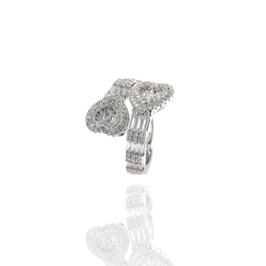 Baguette Ring Silber